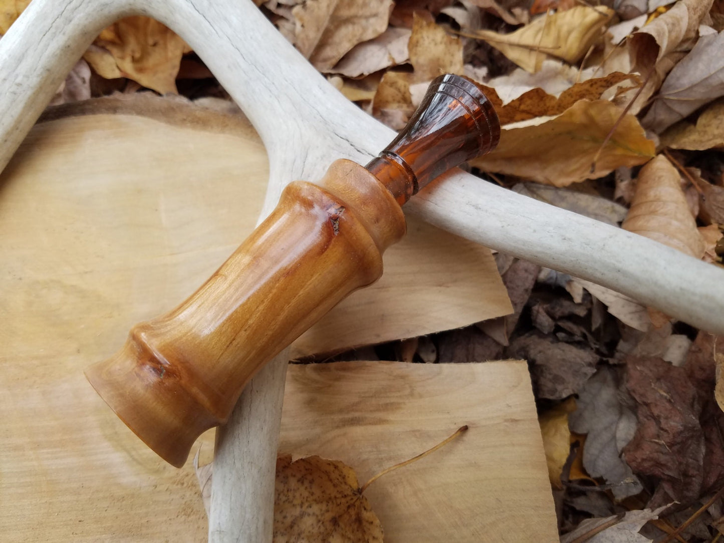 English Cherry Wood Echo Duck Call