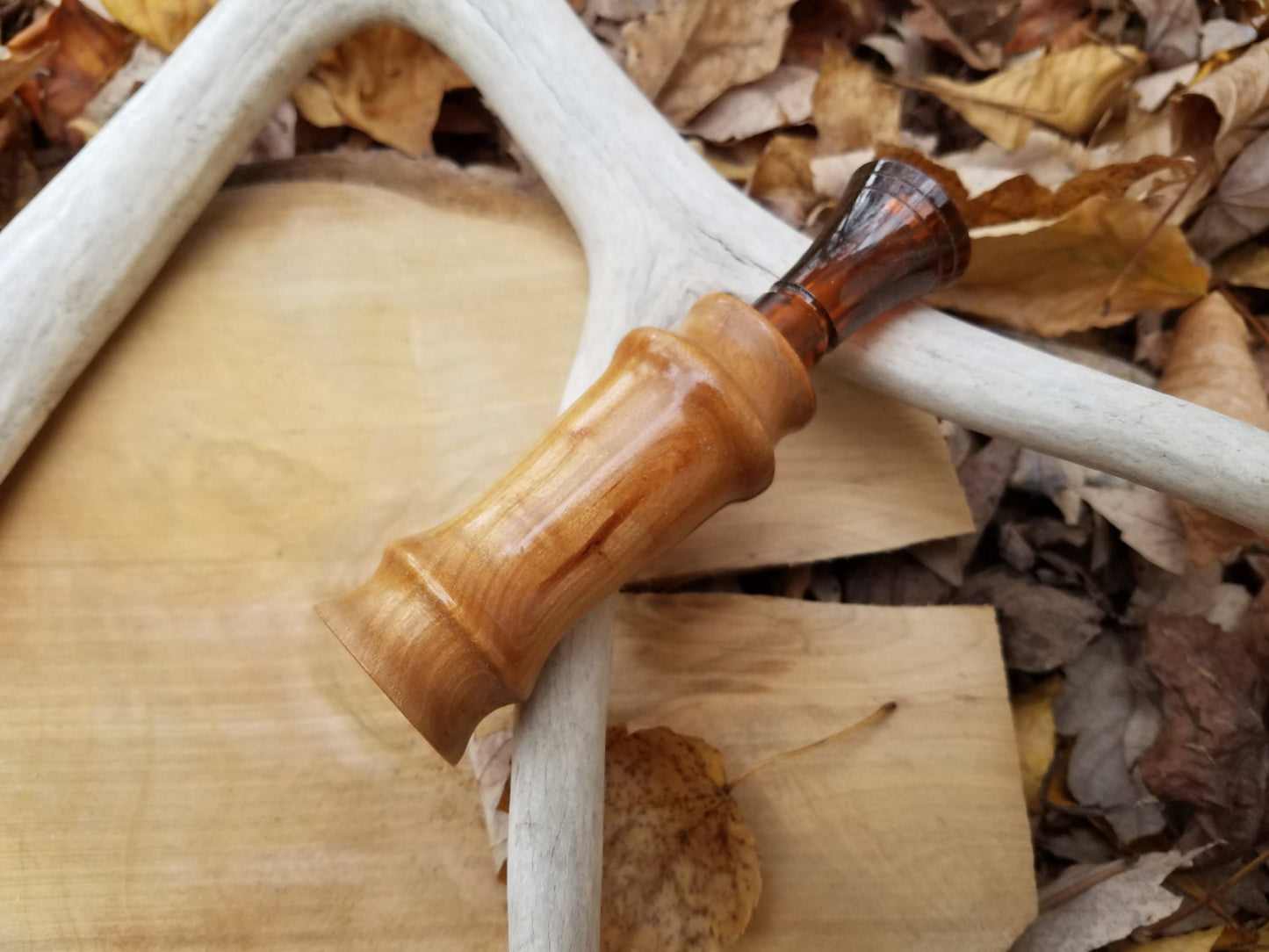 English Cherry Wood Echo Duck Call