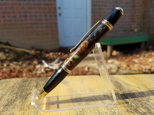 Burl and acrylic Gatsby Pen