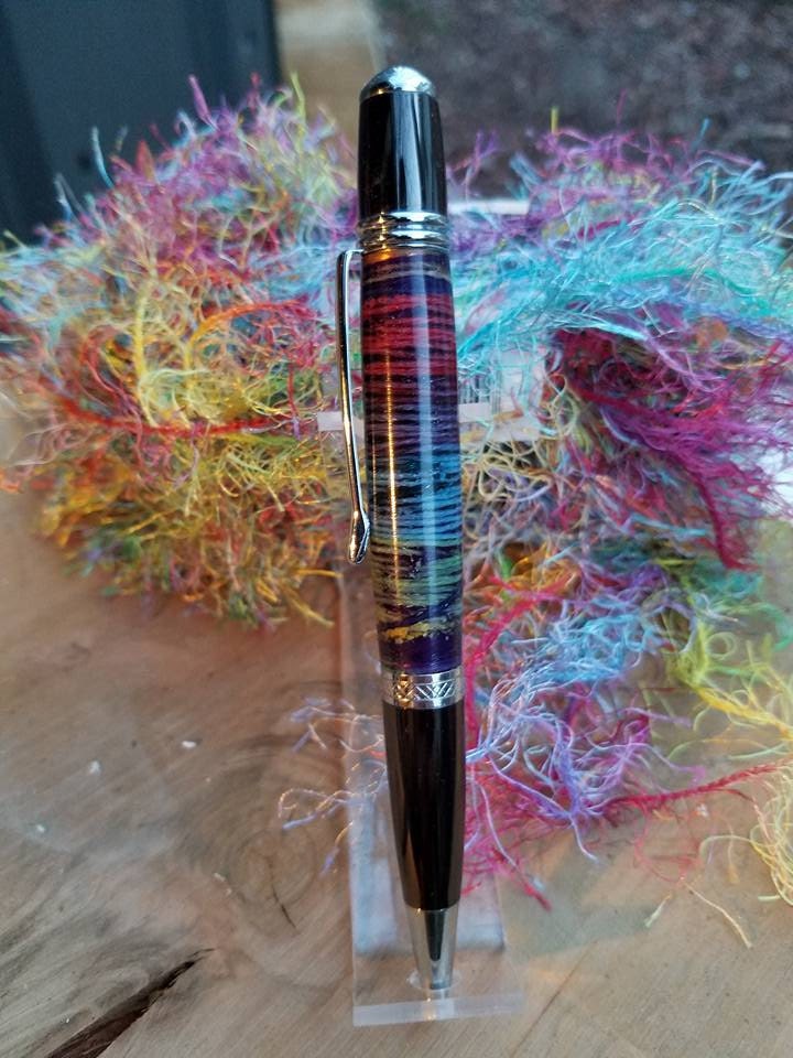 Classica Pen made from yarn!