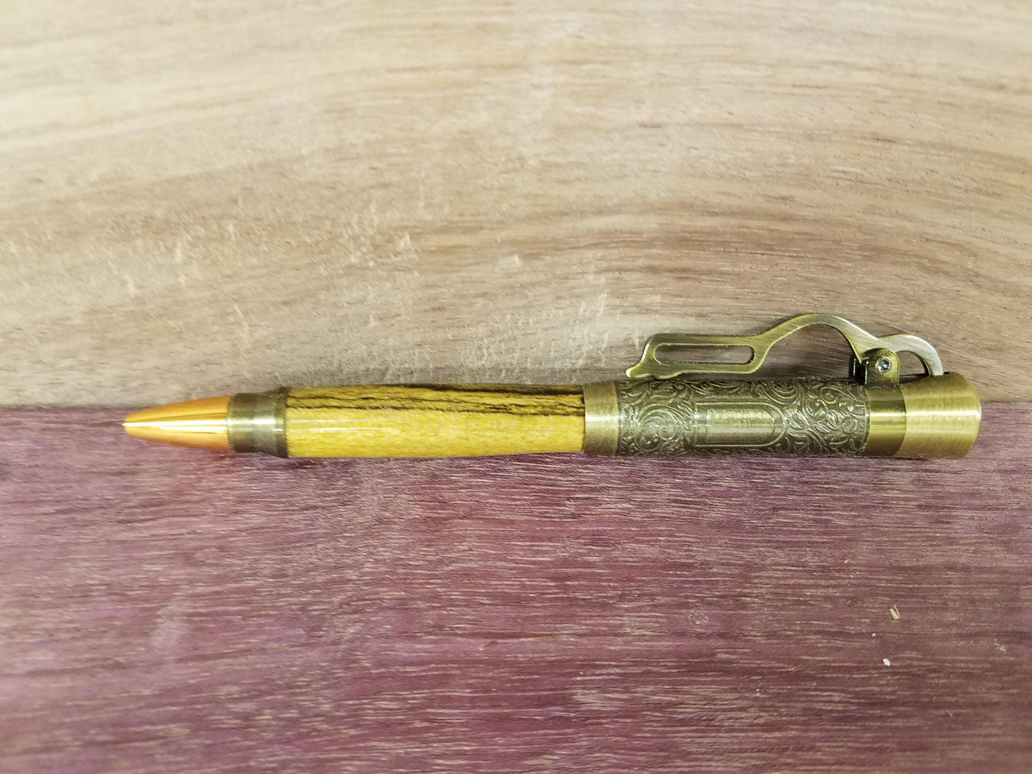 Lever action Pen made from Bocote