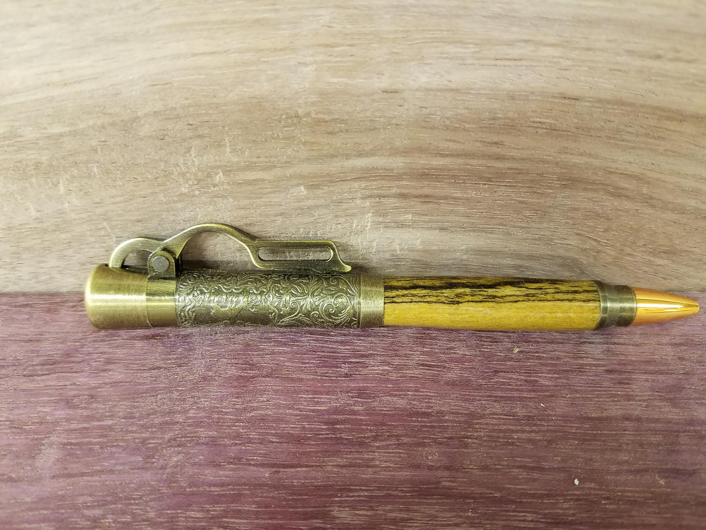 Lever action Pen made from Bocote