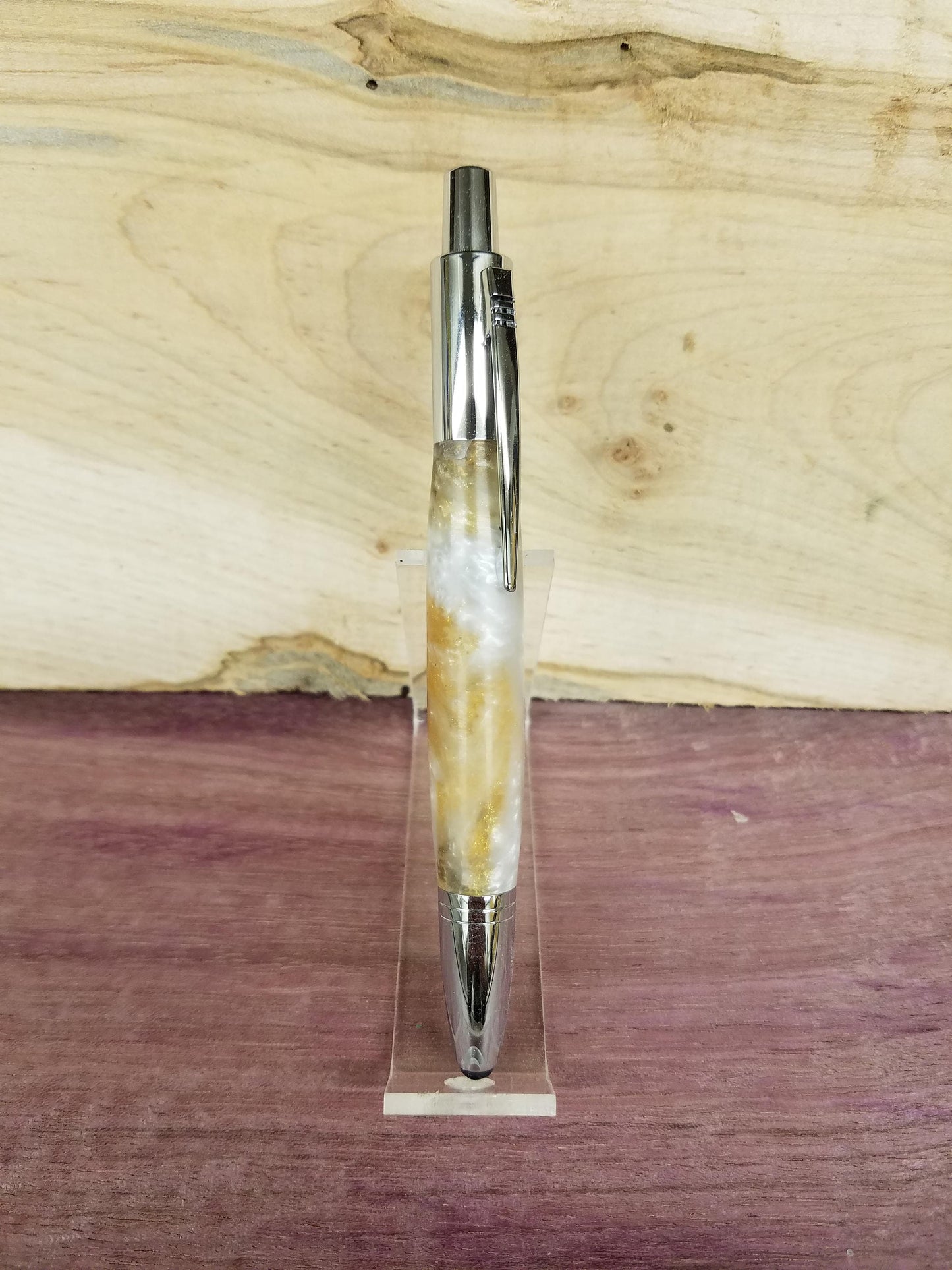 Stratus click stylus pen made from custom acrylic