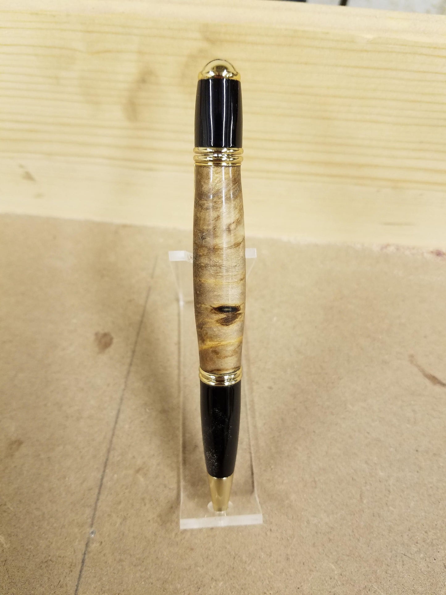 Beautiful Gatsby pen made from stabilized burl