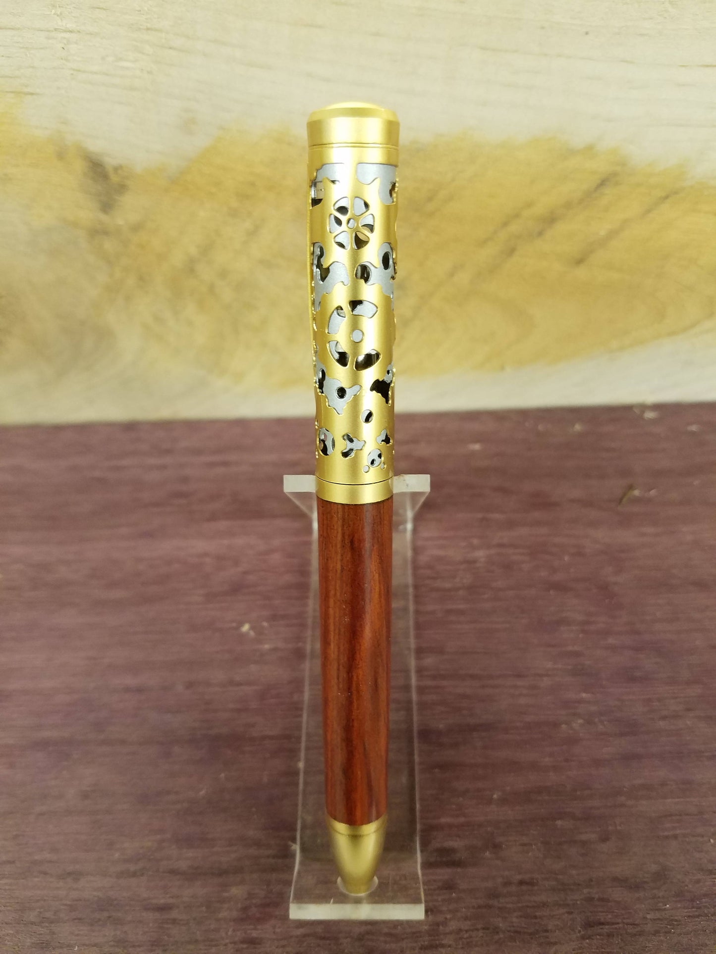 Filigree pen made from Indian Rosewood