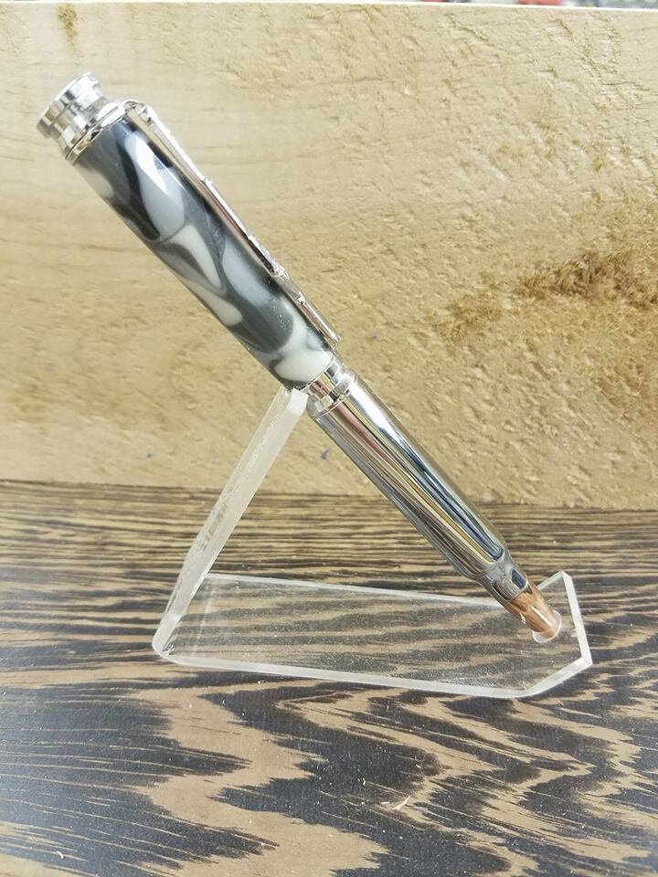 30 caliber twist pen made from urban camouflage acrylic