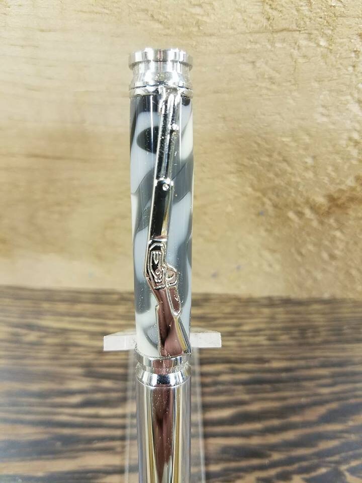 30 caliber twist pen made from urban camouflage acrylic