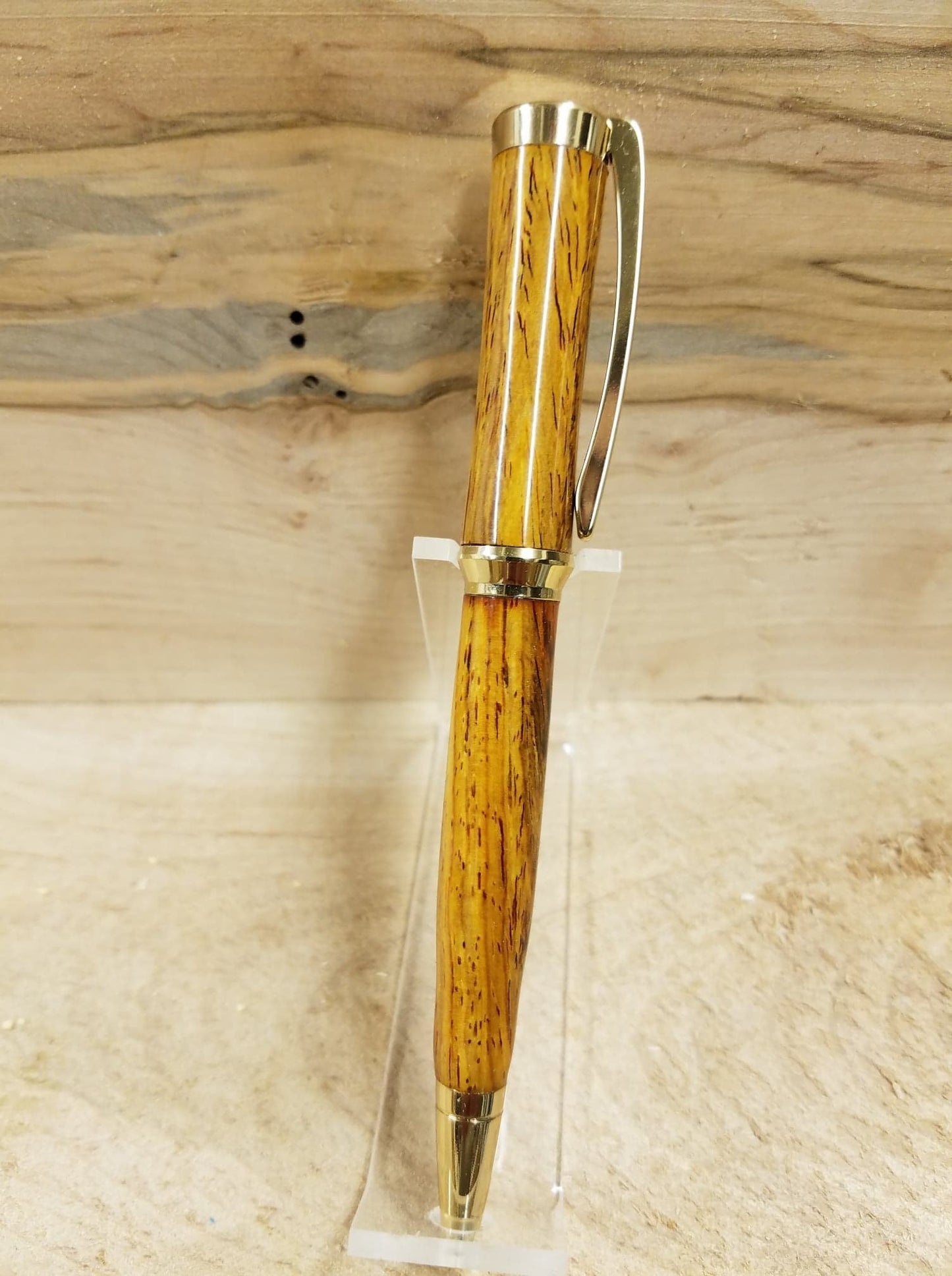 24 Kt Gold Concava Pen made from cocobolo
