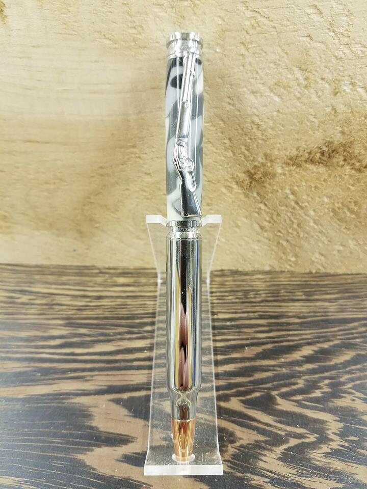 30 caliber twist pen made from urban camouflage acrylic