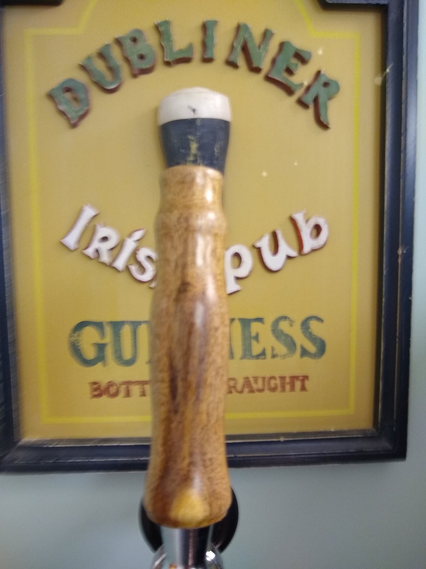 Wooden Beer Tap Handle made from Mesquite