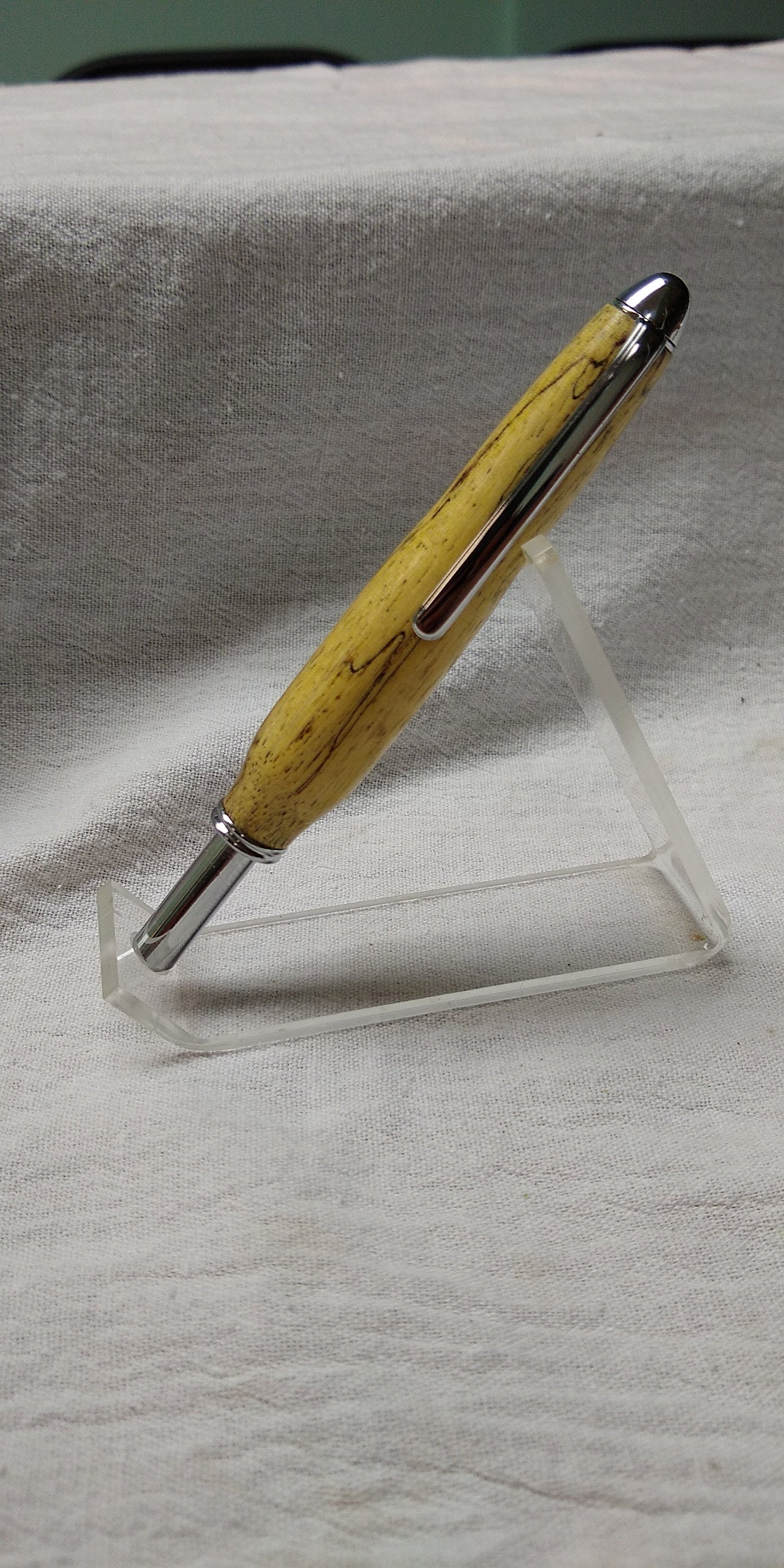 Seam ripper made from spalted Tamarind