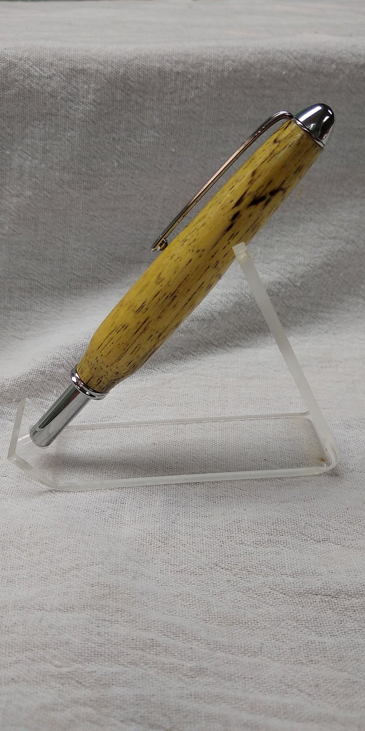 Seam ripper made from spalted Tamarind