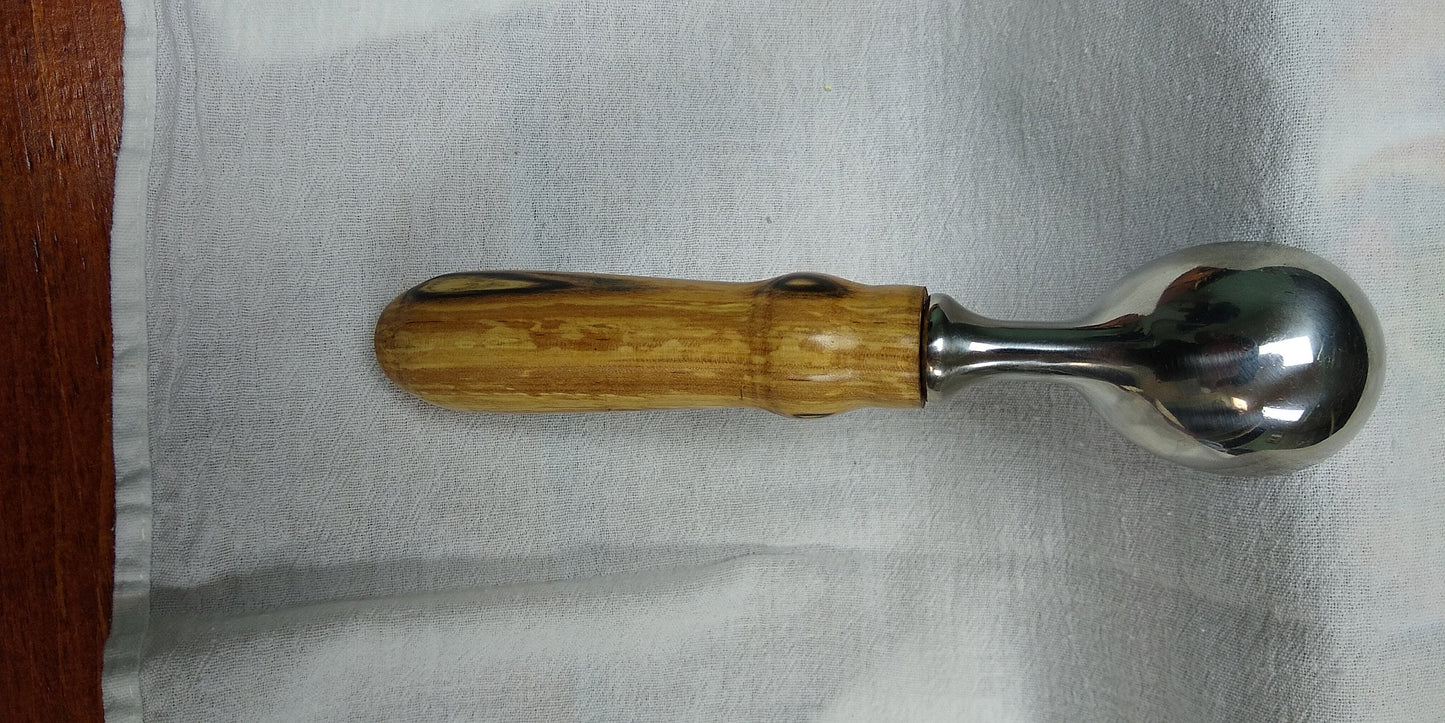 Ice cream scoop made from Bird's Eye Cherry