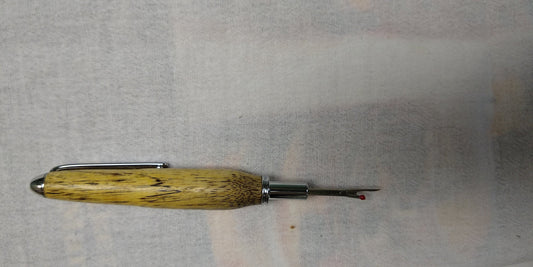 Seam ripper made from spalted Tamarind