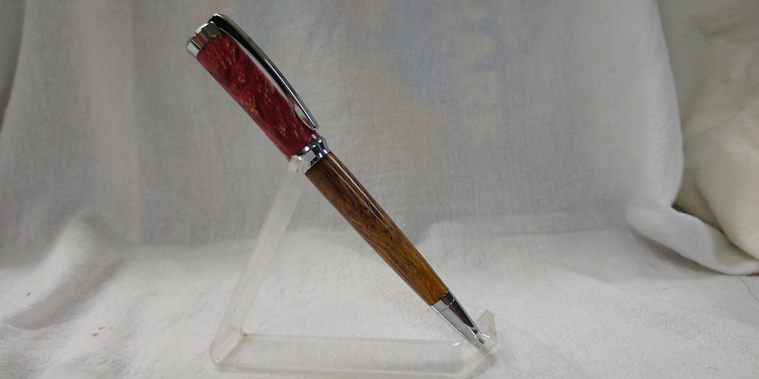 hand turned concava maple wood pen