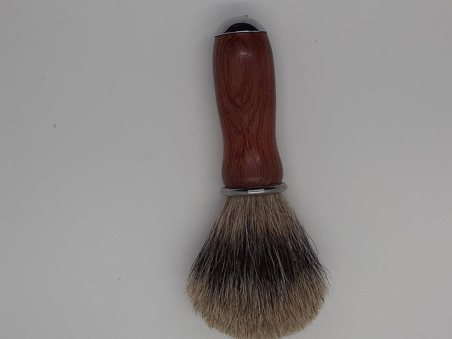 Badger hair shaving brush made from Indian rosewood