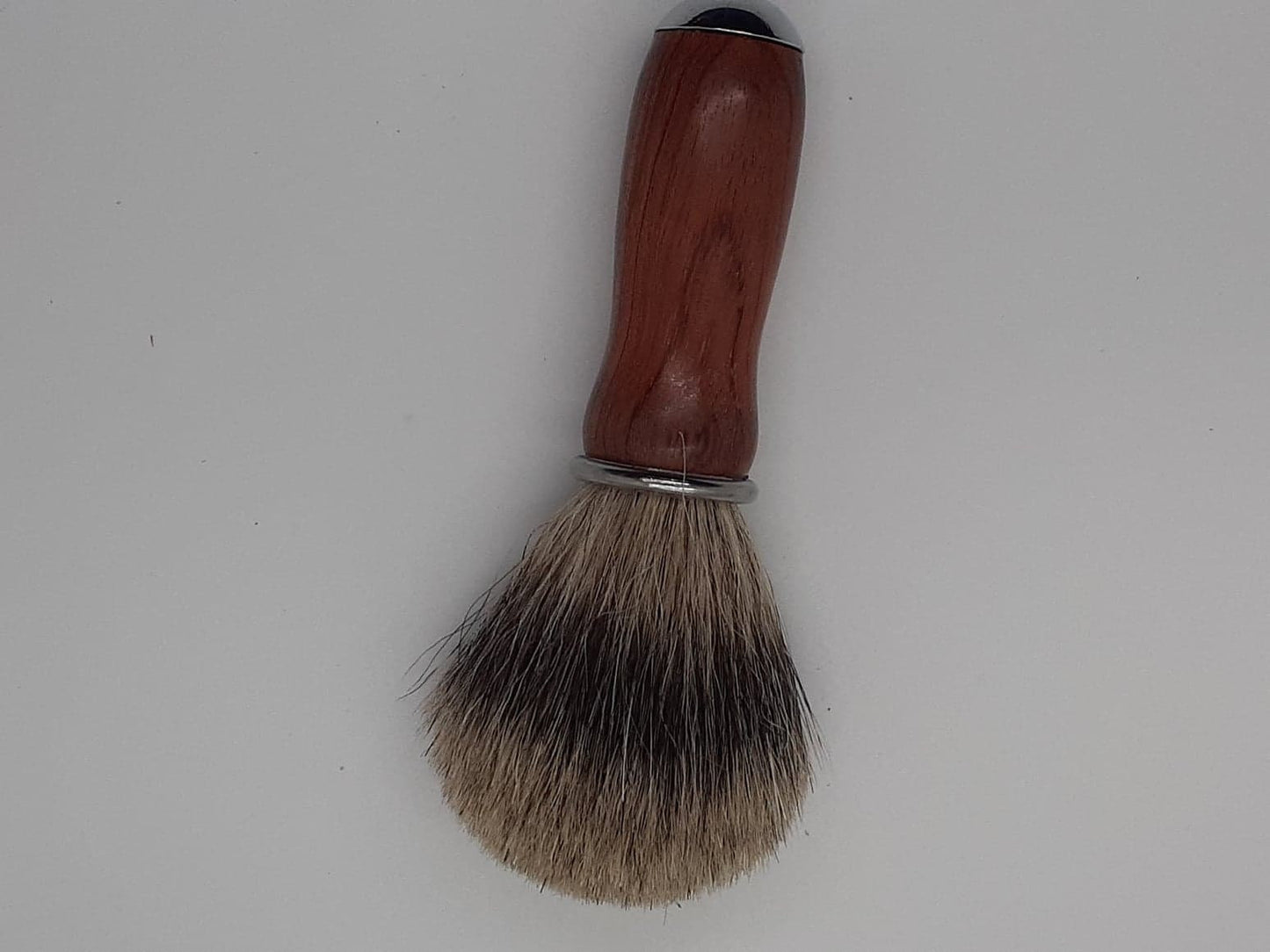 Badger hair shaving brush made from Indian rosewood