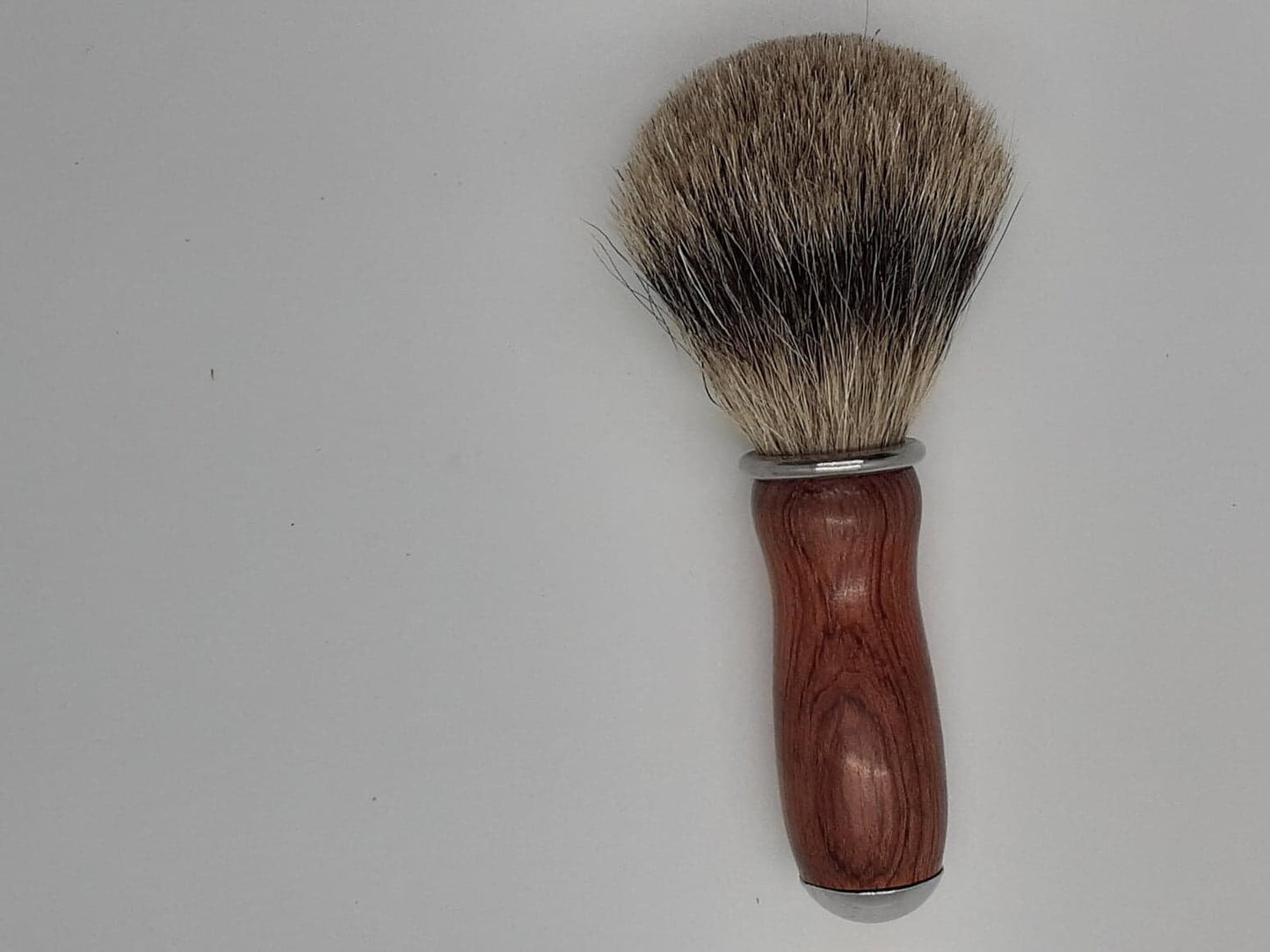 Badger hair shaving brush made from Indian rosewood