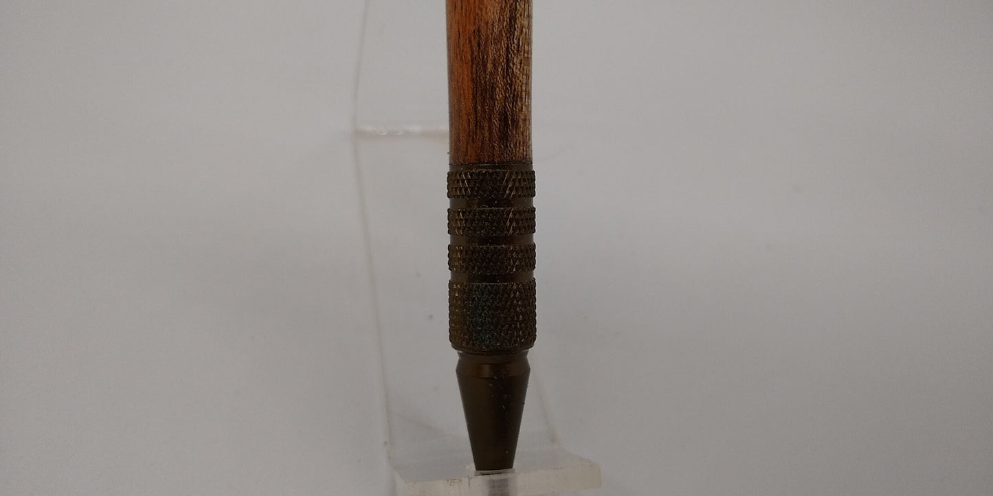 Every Day Carry DuraClick Pen made from Caribbean Mahogany