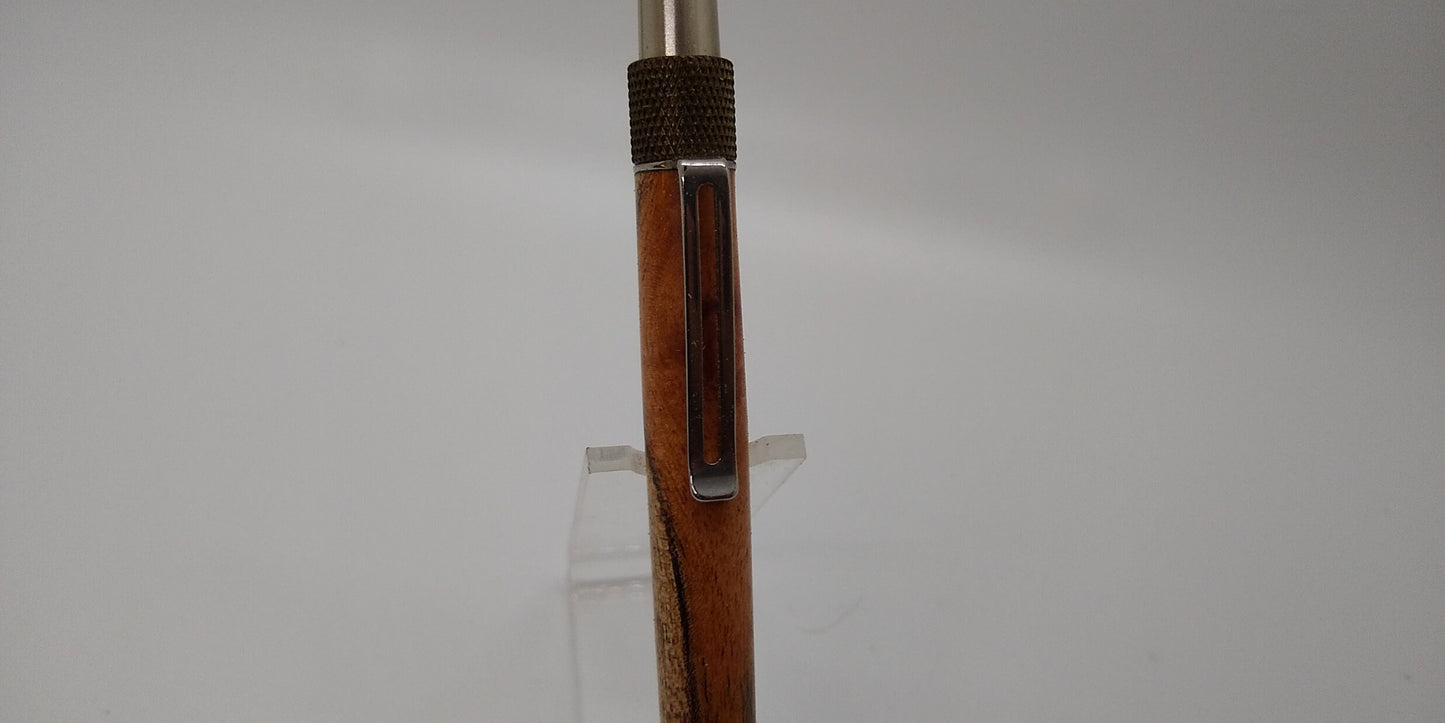 Every Day Carry DuraClick Pen made from Caribbean Mahogany