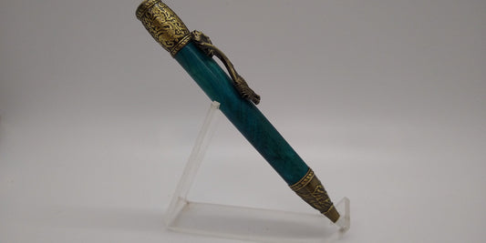 Ice Dragon Kunlun Pen made from dyed maple burl