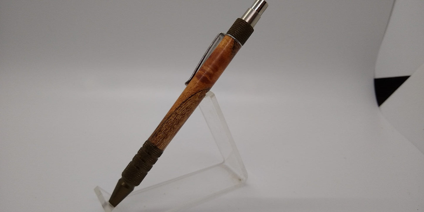 Every Day Carry DuraClick Pen made from Caribbean Mahogany