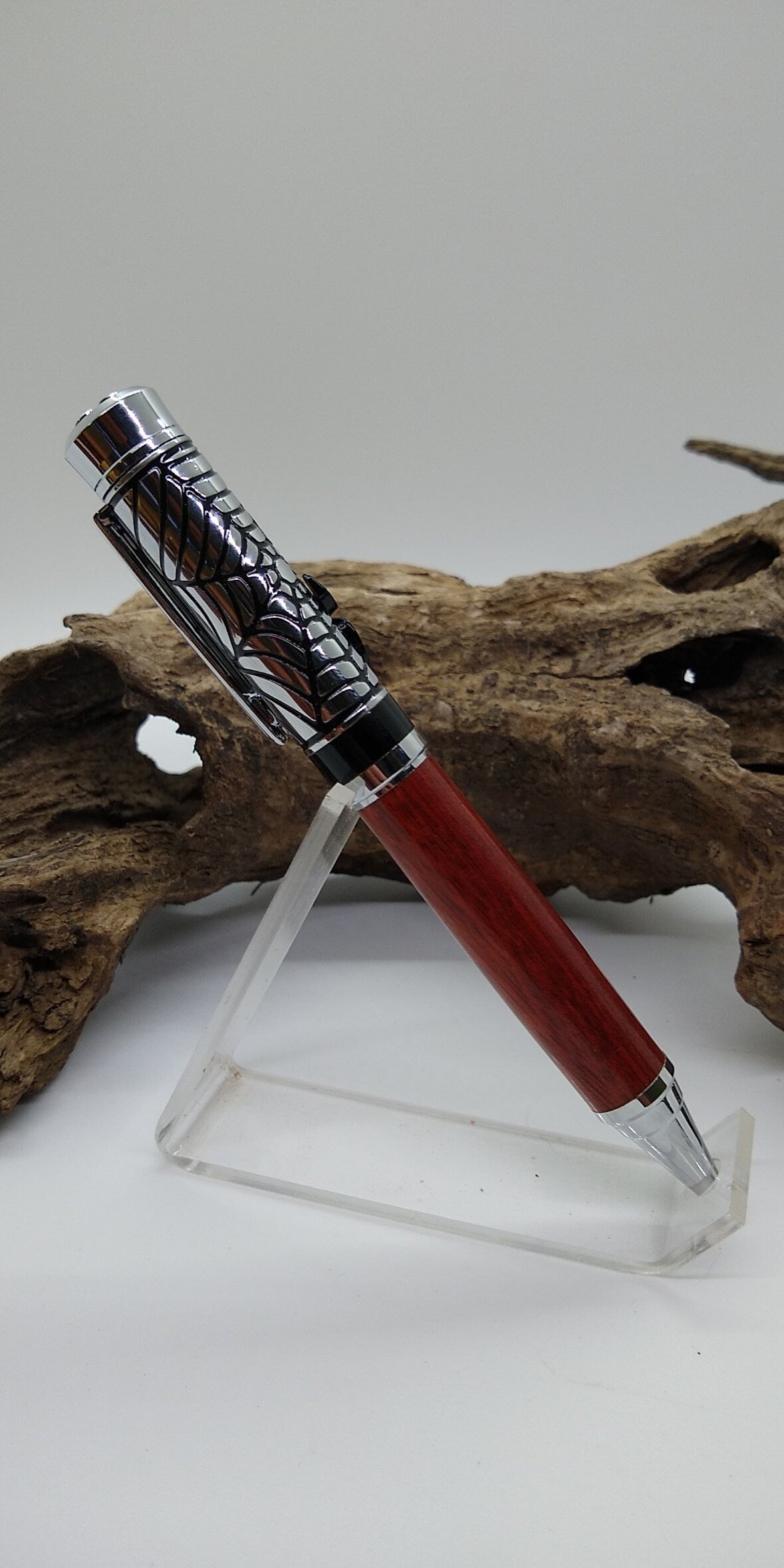 Spider Pen made from Bloodwood