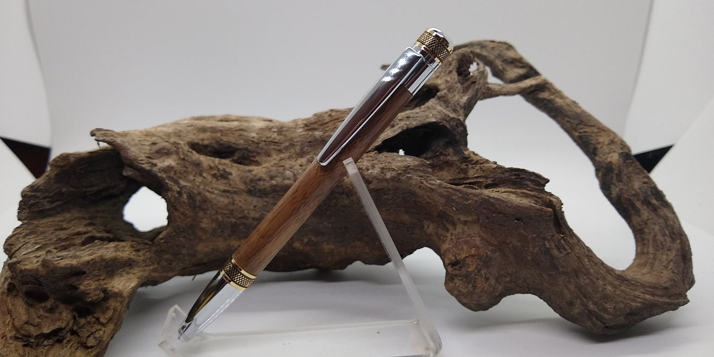 Elegant Cortana Pen made from figured black walnut