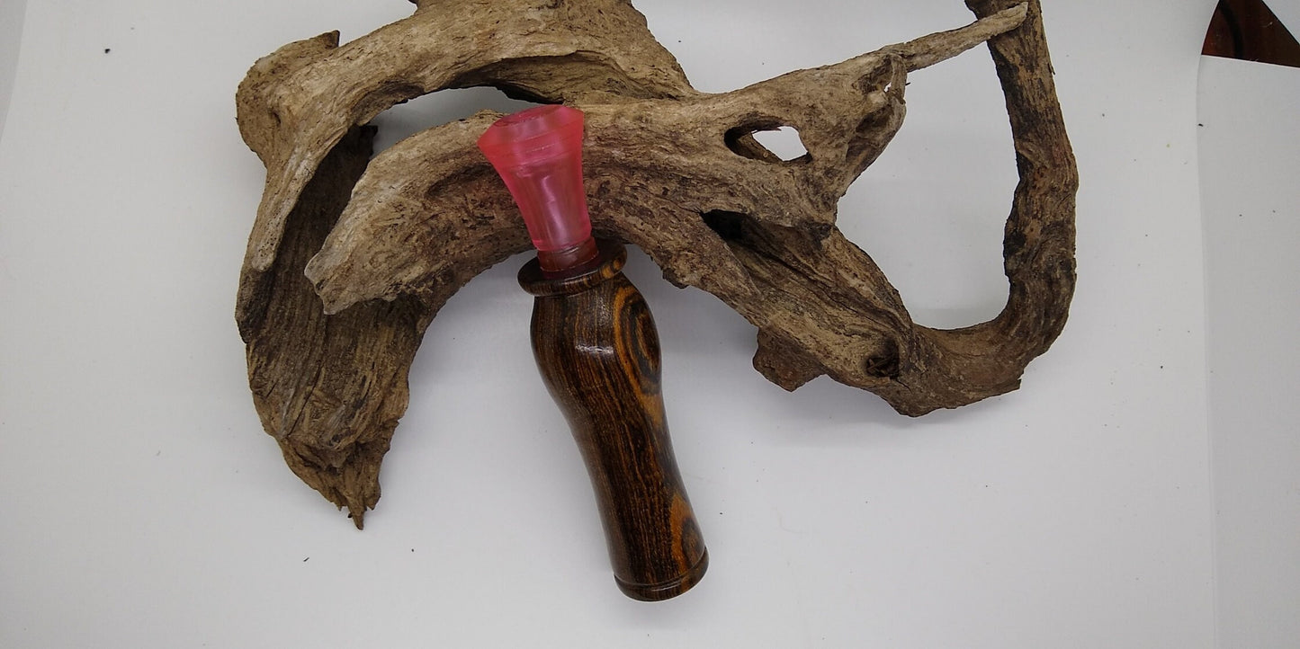 Stat brand double reed duck call hand turned from Bocote