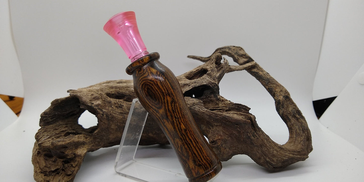 Stat brand double reed duck call hand turned from Bocote