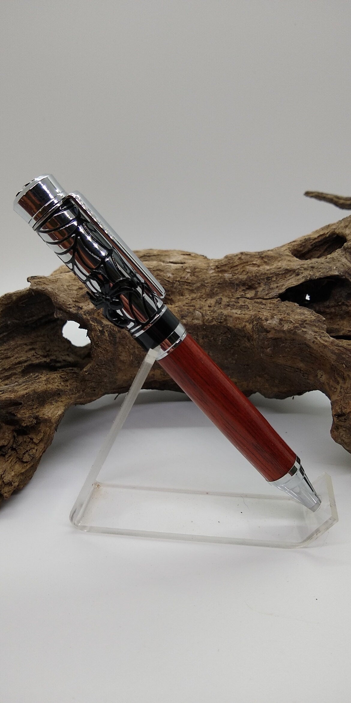 Spider Pen made from Bloodwood