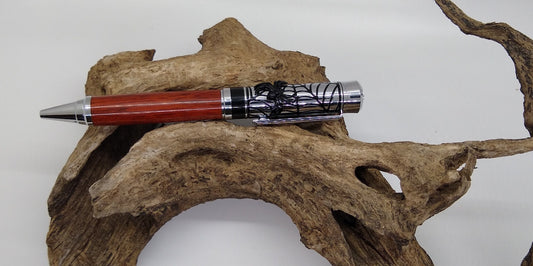 Spider Pen made from Bloodwood