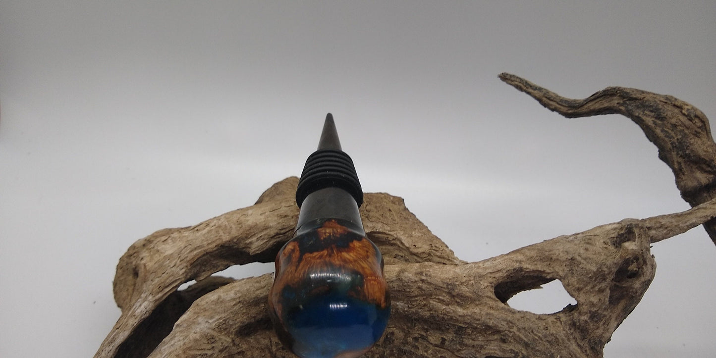 New Earth Bottle stopper made from Banksia pods and acrylic