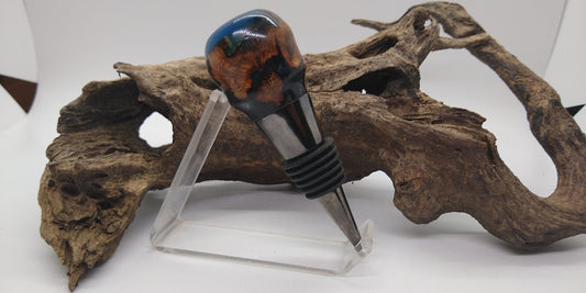 New Earth Bottle stopper made from Banksia pods and acrylic