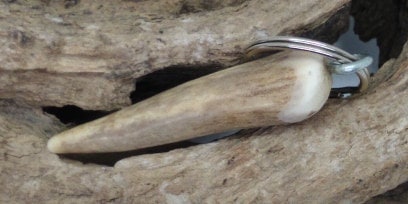 Simple Key chain made from White Tail Deer Antler