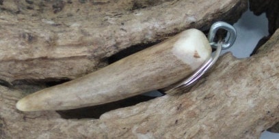 Simple Key chain made from White Tail Deer Antler