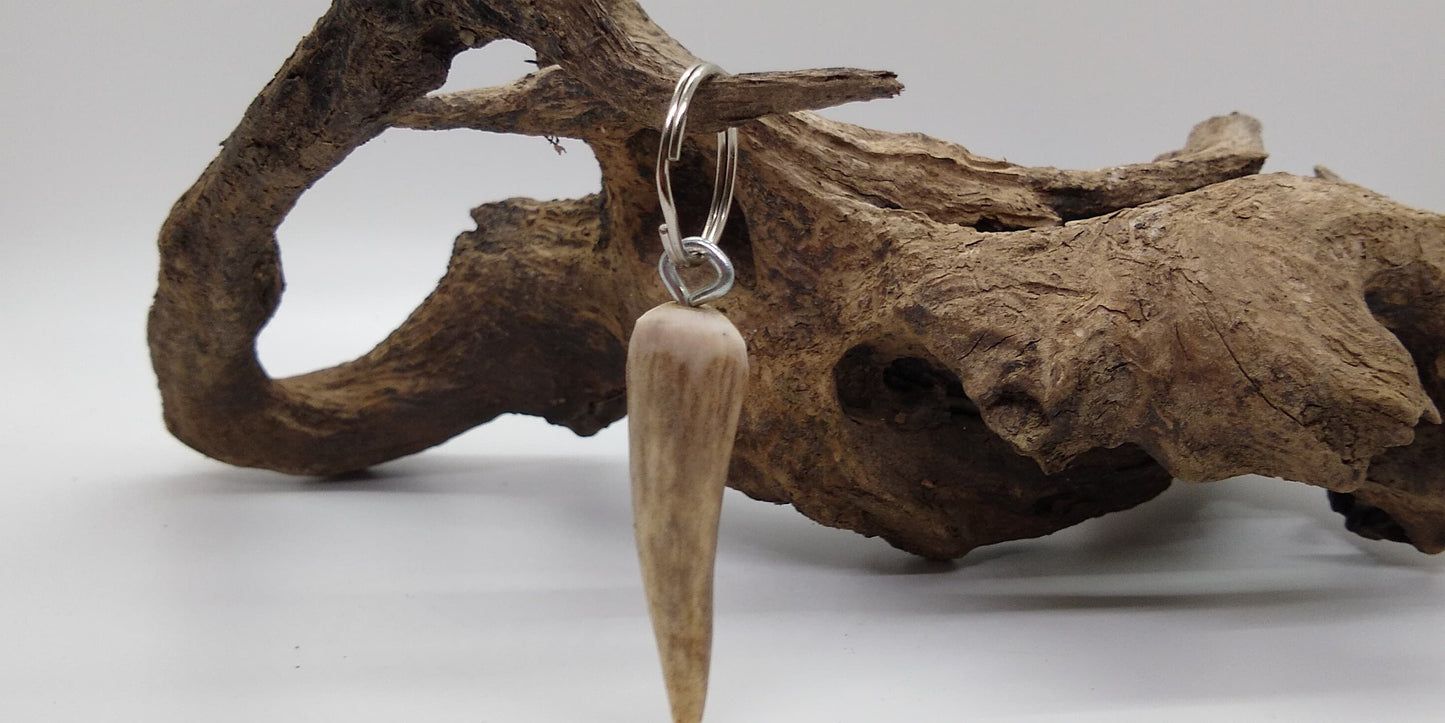 Simple Key chain made from White Tail Deer Antler