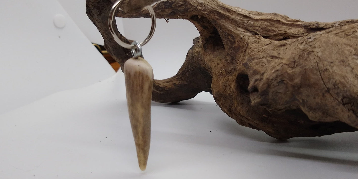 Simple Key chain made from White Tail Deer Antler