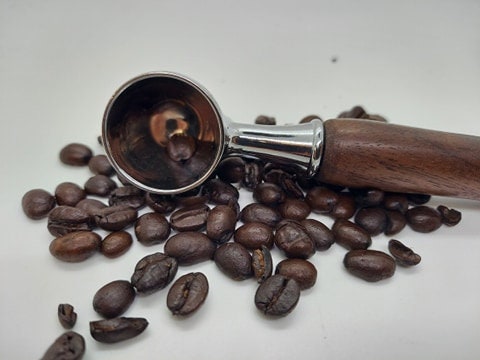 Beautiful Coffee Scoop made from highly figured black walnut