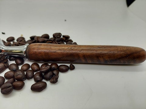 Beautiful Coffee Scoop made from highly figured black walnut