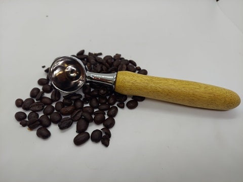 Beautiful Coffee Scoop made from Pau Amarello wood