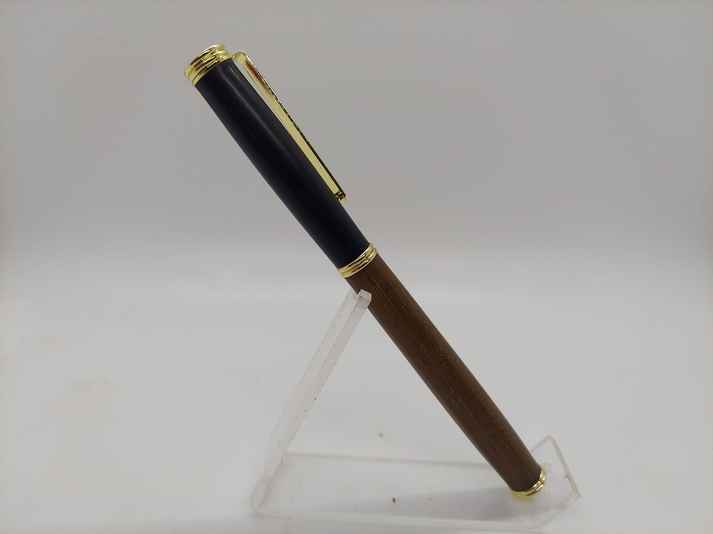 Classic Fountain Pen made from African Blackwood and Brazilian ebony wood