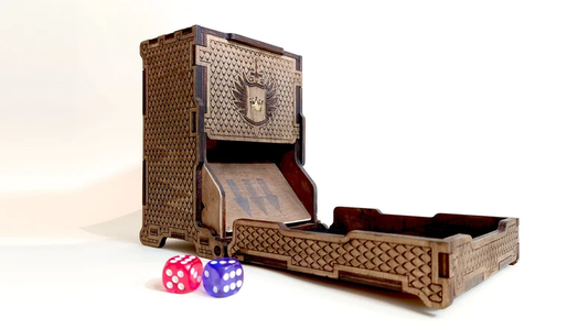 Folding Dice Tower With Tray